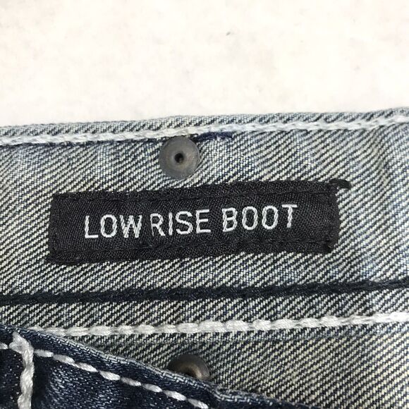 BUCKLE BLACK Premium Jeans Men 34x32 Low Rise Boot Button Fly Whisker Honeycomb - Picture 9 of 16